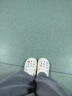 ECACEVA医用洞洞鞋女夏季2025新款护士鞋防滑防臭手术室包头拖鞋外穿 奶白水晶熊兔【手术室医护专用】 39-40 【正码】 实拍图