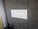 雷士照明（NVC）led集成吊顶灯铝扣板平板灯嵌入面板灯雾银24W白光  300*600 雾银 实拍图