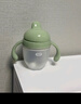 爱咔威（igroway）硅胶吸嘴杯IKV婴幼儿水杯吸管杯9个月大宝宝开学学饮杯 240ml 绿 实拍图