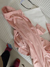 京东京造【10A抑菌】A类一等品50支纯棉睡衣女睡衣秋冬情侣家居服浅粉S 实拍图