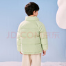 迷你巴拉冬新款男女童轻暖羽绒服宝宝户外保暖亲子羽绒服外套 粉绿A41415 【亲子款】 170 【充绒量149g】 实拍图