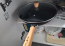 炊大皇炒锅不粘家用厨房炒菜老式精铁燃气适用无涂层大铁锅极铁锅34cm 实拍图