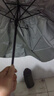 【全网爆款】手动UV折叠雨伞男女晴雨伞两用防晒遮阳黑胶伞 【新人福利】7骨 纯色随机无黑胶 实拍图