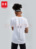 安德玛（Under Armour）男童运动速干运动衫休闲短袖T恤训练服243120537 黑色 170cm 实拍图