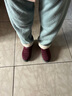 回力高帮棉鞋男士冬季加绒保暖雪地靴防水防滑老人鞋男女加厚户外棉靴 紫红色（女款）建议买大一码 38 实拍图