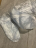 JAJALIN高筒防雨鞋套男女学生骑行雪天防水加厚耐磨儿童鞋套透明白M码 实拍图