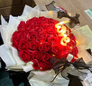 初朵52朵玫瑰永生香皂花束生日礼物女同城配送老婆结婚纪念日非鲜花 实拍图