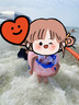 B.Duck小黄鸭儿童游泳帽男女童长发防水不勒头舒适宝宝初学者游泳装备 实拍图