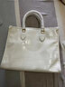 CHICINS&KIETH  CK七夕包包女包鳄鱼纹托特包大容量手提单肩包电脑包生日礼物女 白色【代写贺卡  赠品牌礼袋】 实拍图
