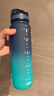 京东京造运动水杯  tritan水杯运动水壶大容量外出方便携带 青蓝渐变1L 实拍图
