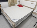 德满居 床 实木床 床现代简约 双人床白色北欧主卧轻奢全实木床婚床 静音床+乳胶弹簧床垫（20cm)+2柜 1.8米*2.0米满铺床板 实拍图