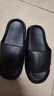 2025年踩屎感拖鞋家居防滑拖鞋女EVA防臭轻便超软凉拖鞋男 升级款-黑色 40-41 【建议拍大一码】 实拍图