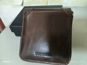 班亚奴钱包男短款真皮大容量2025新款驾驶证卡包男士多功能牛皮潮牌皮夹 咖啡色-单活页款（复古头层皮） 实拍图