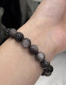 蔓笙手串男盘玩黑曜石手链男士潮流时尚简约学生手环百搭男生手把件 12mm 实拍图