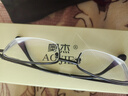 奥杰近视眼镜男有度数超轻半框近视镜可配100 150 200 250 300 350度 镜片折射率1.56（较薄） 双眼近视-400度 (含镜盒镜布) 实拍图