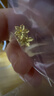 六福珠宝足金栀子花黄金耳钉耳饰送礼 计价 G01G0027DS 0.92克(含工费100元) 配硅胶耳堵 实拍图