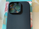 ALittleFlower适用iPhone16Pro手机壳苹果16Pro保护套镜头全包超薄磨砂防摔软壳学生男女款【石墨黑】 实拍图
