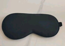 TA 真丝眼罩桑蚕丝睡眠遮光透气男女通用午睡觉舒适旅行旅游 藏青蓝 实拍图