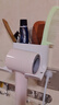 懒角落吹风机支架浴室卫生间置物架戴徕森芬壁挂免打孔收纳挂架 置物款 实拍图