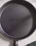 铸铁平底锅鏊子家用无涂层不粘锅杂粮煎饼锅手抓饼锅平底烙饼煎锅 木柄款 26cm 实拍图