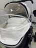 纽贝耳newber婴儿车 婴儿推车 婴儿车0-3岁用折叠可坐可躺带减震 可换向 黑白  遮阳防蚊罩+护脊睡板 实拍图