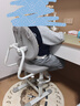 益威（EIEV）儿童学习椅可升降学生椅子儿童写字椅儿童小学生座椅电脑椅可调节 升降脚踏+9cm追背+手摇加高款-灰 实拍图