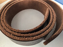 君沃无头皮带条男真皮不带头针扣头层纯牛皮男士裤腰带软真皮不含扣头 实拍图
