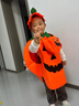 甜蜜点万圣节服装儿童男女孩cosplay服饰装扮南瓜服披风演出道具装饰 实拍图