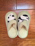猪爸爸儿童棉拖鞋男童室内家居防滑女宝宝秋冬2024新款保暖拖鞋绿色200 实拍图
