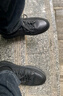 海澜之家（HLA）男鞋舒适百搭休闲皮鞋子男款板鞋HAABXM1EBH224 黑色40 实拍图