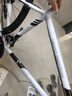 ICOLOUR变速死飞山地自行车男弯把单车公路车赛车实心胎双碟刹成人女中学 不减震-白黑色24速40刀 实拍图