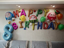 多美忆生日场景布置生日气球装饰儿童桌飘宝宝周岁生日快乐蛋仔派对 实拍图