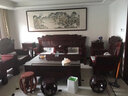 木中央 红木家具 印尼黑酸枝(学名:阔叶黄檀)客厅沙发 新中式沙发组合 实木财源滚滚全套 113六件套:单单三+平几+角几+炕几 实拍图