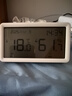 得力（deli）【超级爆款】室内温湿度表 LCD电子温湿度计 婴儿房室内办公用品儿童老人白色 实拍图