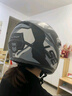 LS2摩托车头盔男女全盔四季赛车防雾3C跑盔卡丁车四季安全帽FF358 哑黑-灰迷彩坦克(赠防雾贴+头套) L(建议55-56头围） 实拍图