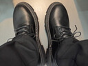 回力商务休闲鞋男低帮工装鞋男士英伦系带皮鞋男 0650 黑色 41  实拍图