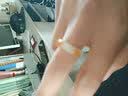 春龙 精美玉白玉貔貅戒指 和田玉扳指 男女款玉指环玉介子 白玉籽料圆形 默认 实拍图