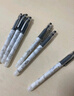 百乐（PILOT）P500金标中性笔0.5签字笔商务直液式走珠笔学生考试刷题水笔高颜值文具套装4黑1红 5支 实拍图