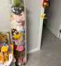 京寻娃娃收纳桶拉链款透明大号毛绒玩具收纳箱高款防尘展示盒收纳桶 实拍图