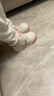 泰兰尼斯冬季学步鞋加绒保暖男宝宝鞋子女童婴儿鞋软底机能鞋白/粉22 实拍图