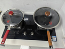 康巴赫炒锅不粘锅仿生抗菌铁锅家用平底炒菜锅【厨房好物】 【0涂层免开锅】 32cm 实拍图