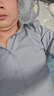 柒牌【7A抗菌2A防螨/胶条衬衫】长袖衬衫男2025秋季商务正装衬衣 实拍图