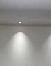 雷士（NVC）LED筒灯客厅卧室过道嵌入式天花灯全铝漆白6瓦三色开孔75-85mm 实拍图