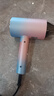 AZMI新款可折叠家用高速电吹风机负离子恒温护发理发店风筒大功率风力 胶原蛋白5亿水负离子1200W《渐变粉》 礼盒装 实拍图