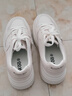 鹿季小白鞋女板鞋十字花2025年秋季新款时尚百搭运动休闲鞋鞋子 白色 40 实拍图