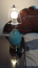 客厅美式轻著复古简约床头灯北欧美式轻者复古简约家用陶瓷台灯 冰裂纹陶瓷台灯-单色暖光 实拍图