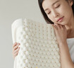 睡眠博士（AiSleep）释压按摩颗粒泰国进口天然乳胶枕 94%乳胶成人睡眠波浪颈椎枕芯 实拍图