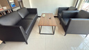 圣黎办公沙发商务接待会客洽谈沙发办公主管经理室沙发311+长茶几西皮 实拍图