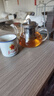 葫仙玻璃泡茶壶耐热耐高温加厚玻璃壶办公家用电陶炉煮茶壶水壶 400ml单壶+4只把手杯 实拍图