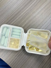 京东京造便携分格药盒外出旅行分装器随身收纳药品盒首饰盒密封防潮 实拍图